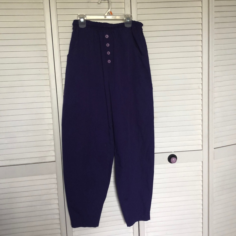 Purple Maternity Pants